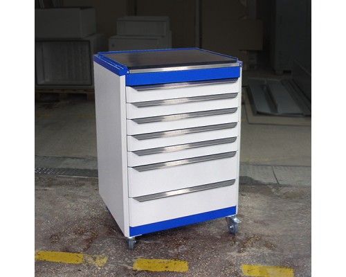 Тумба инструментальная напольная с выдвижными ящиками WS.31.6050.090-140